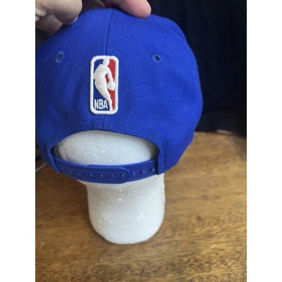 Detroit Pistons New Era‎ 9Fifty SnapBack Adjustable Hat Blue - Picture 3 of 6